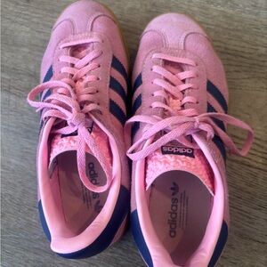 Adidas Women's Pink and Navy Sneakers